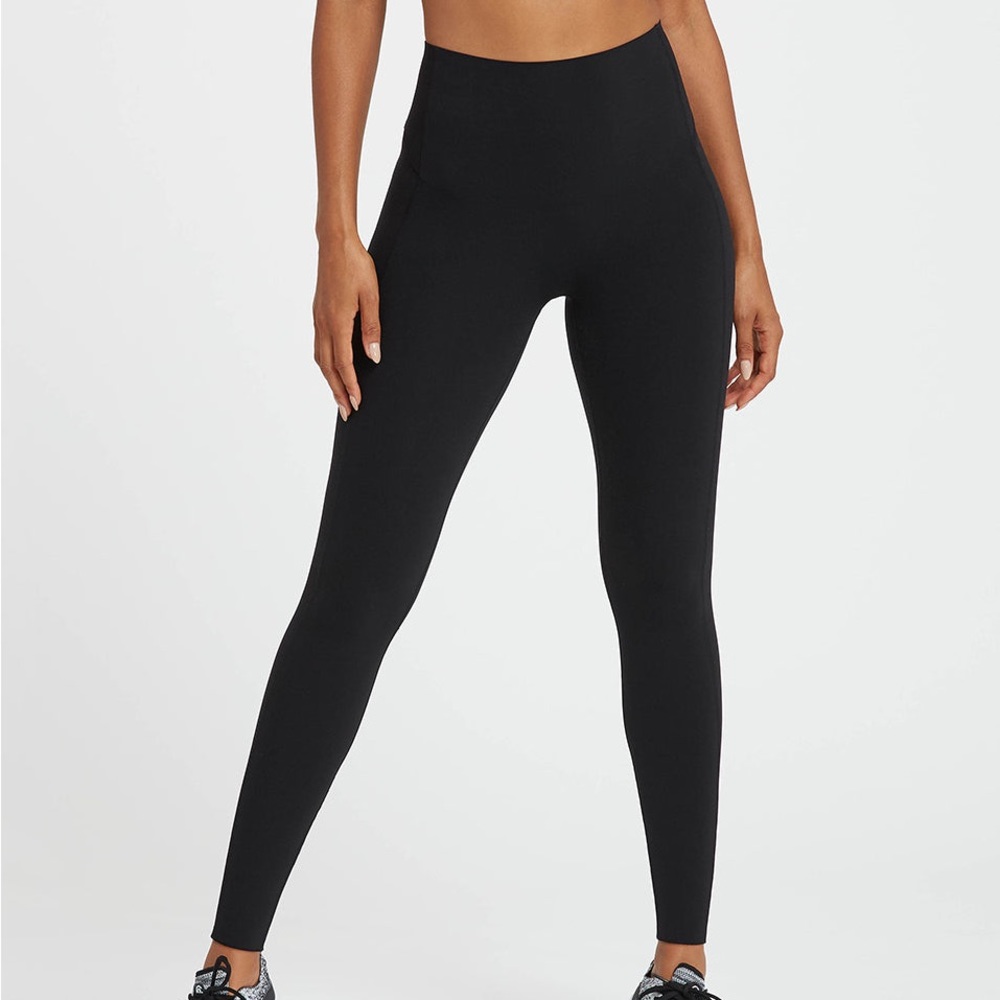 Spanx Every Wear Active Black Leggings size Large